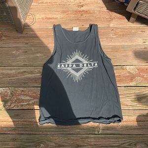 Black kappa delta tank top